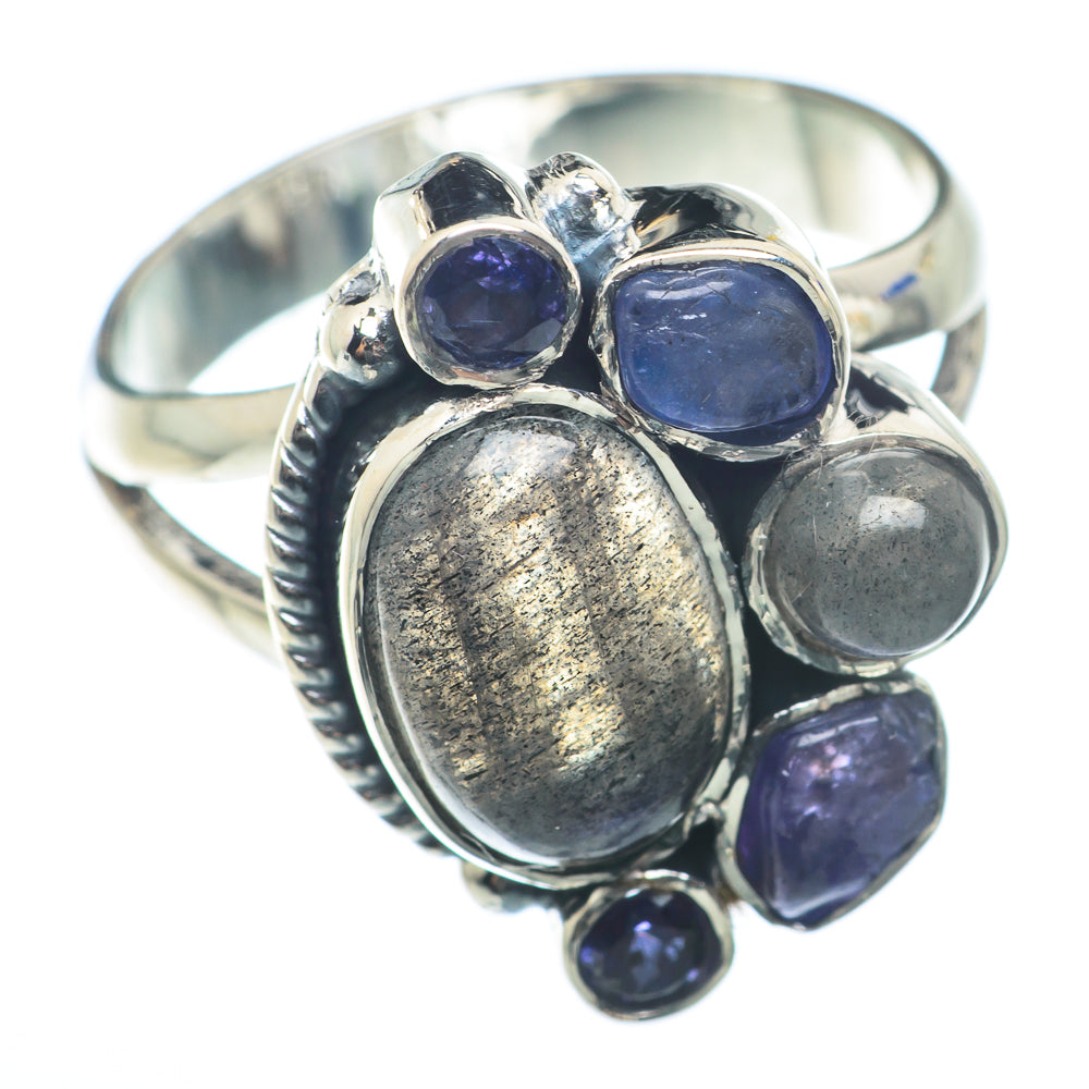 Labradorite Rings handcrafted by Anasilvercos - RING73885