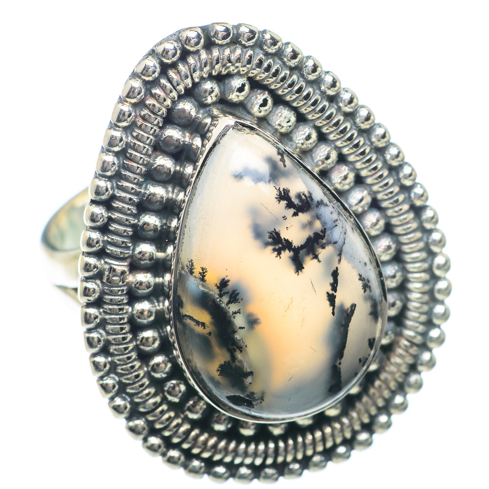 Dendritic Opal Rings handcrafted by Anasilvercos - RING73890