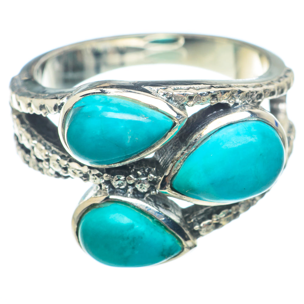 Arizona Turquoise Rings handcrafted by Anasilvercos - RING73900