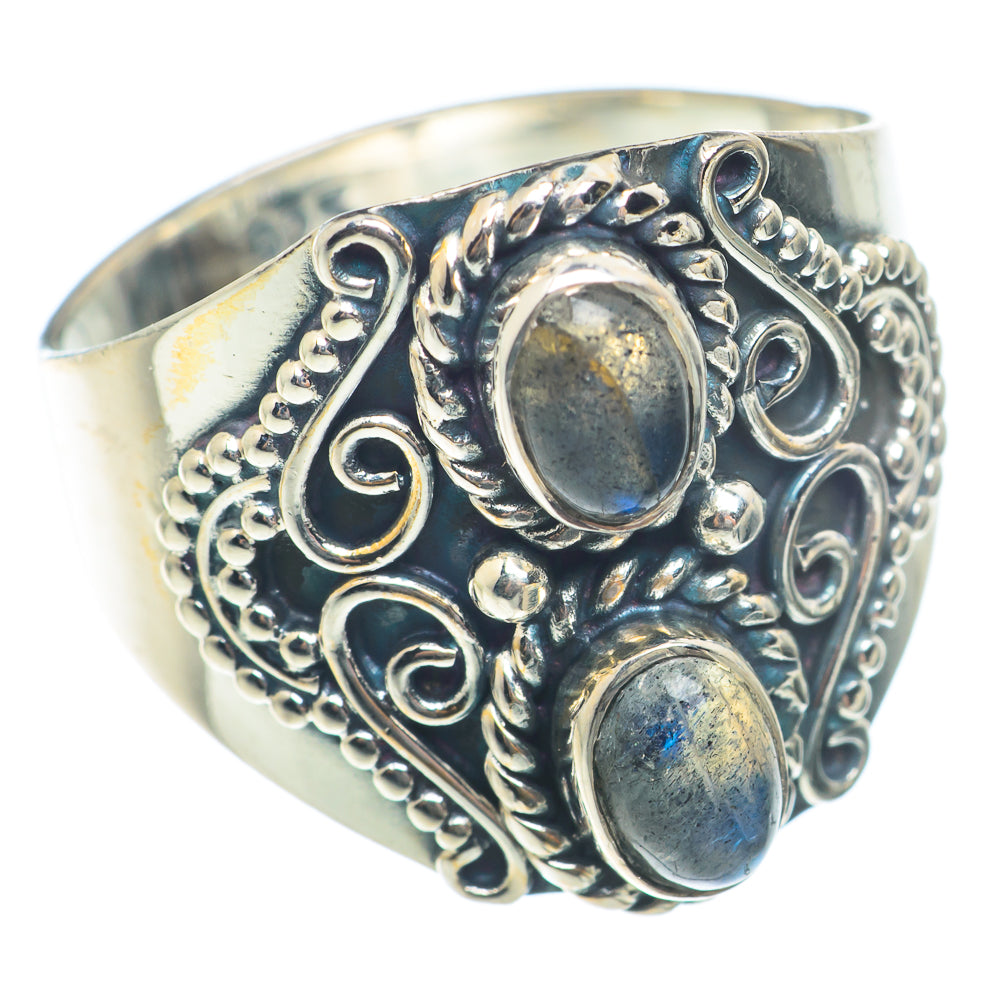 Labradorite Rings handcrafted by Anasilvercos - RING73908