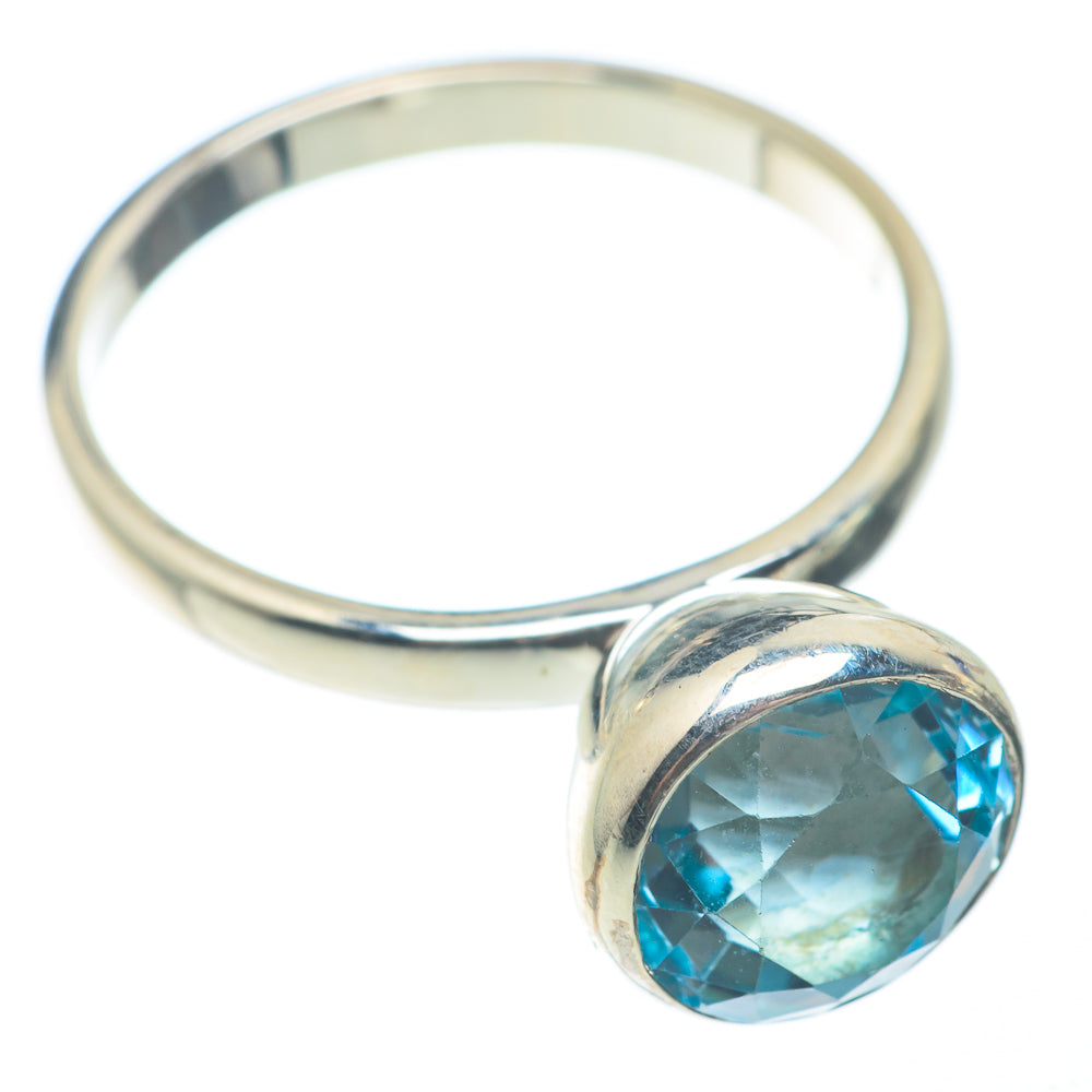 Blue Topaz Rings handcrafted by Anasilvercos - RING73909