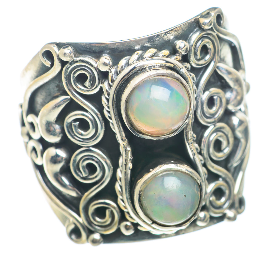 Ethiopian Opal Rings handcrafted by Anasilvercos - RING73936