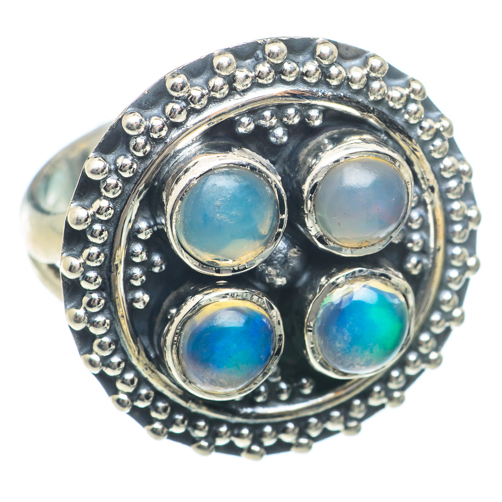 Ethiopian Opal Rings handcrafted by Anasilvercos - RING73937