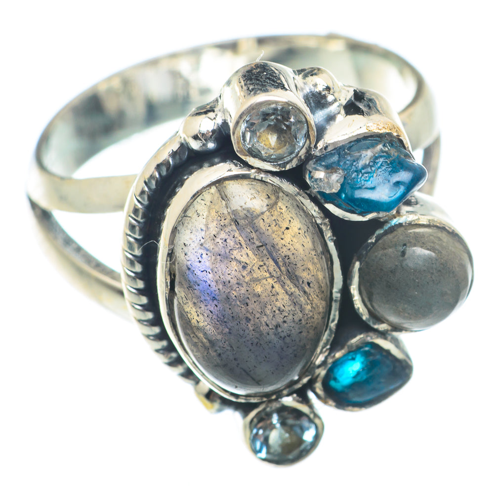 Labradorite Rings handcrafted by Anasilvercos - RING73943