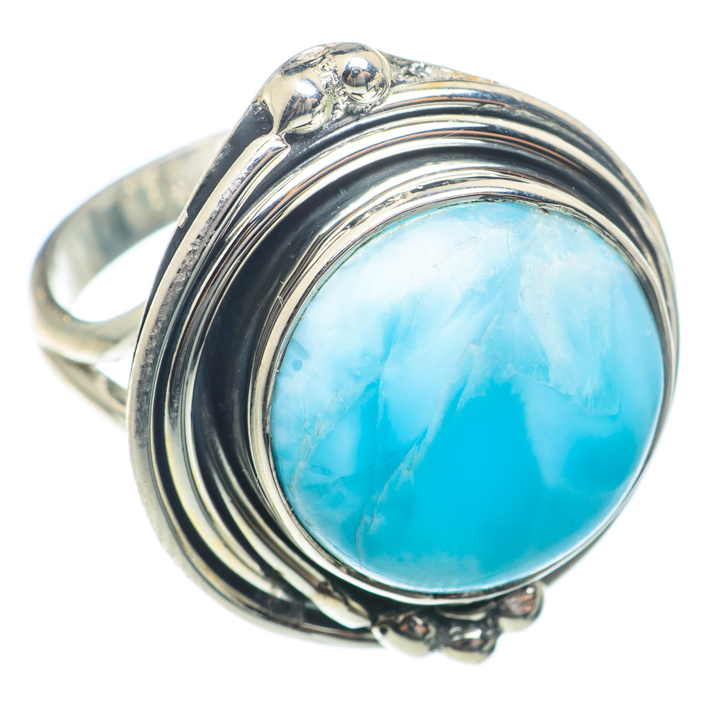 Larimar Rings handcrafted by Anasilvercos - RING73950