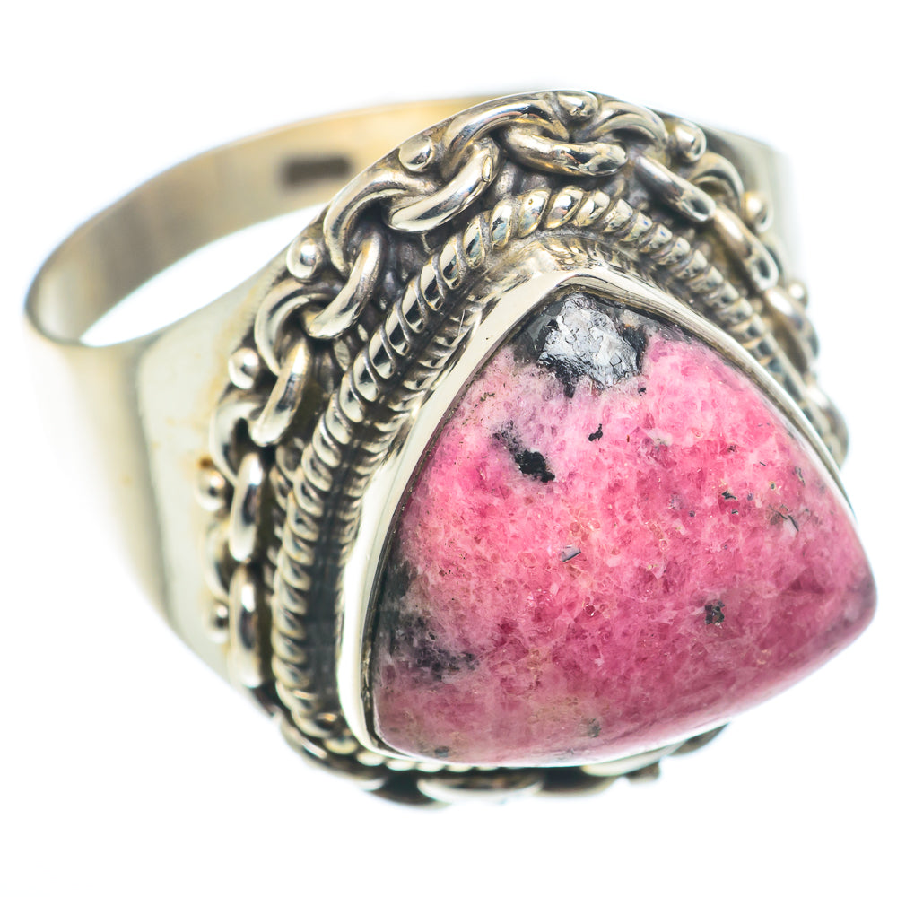 Rhodonite Rings handcrafted by Anasilvercos - RING73954