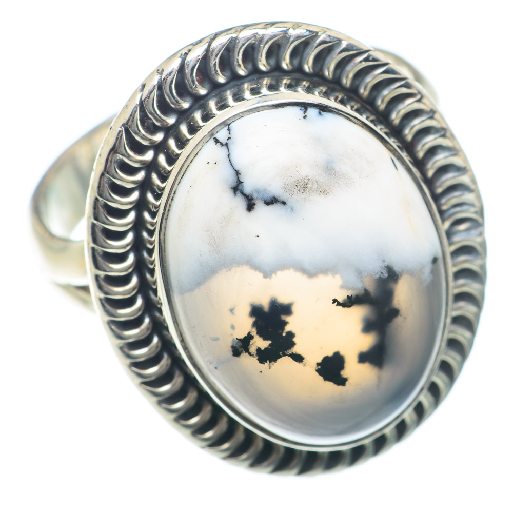 Dendritic Opal Rings handcrafted by Anasilvercos - RING73969