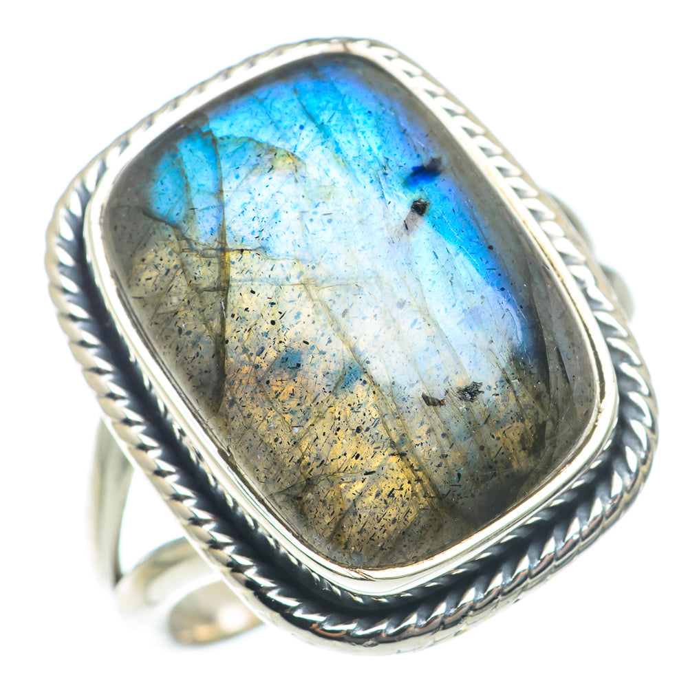 Labradorite Rings handcrafted by Anasilvercos - RING73980