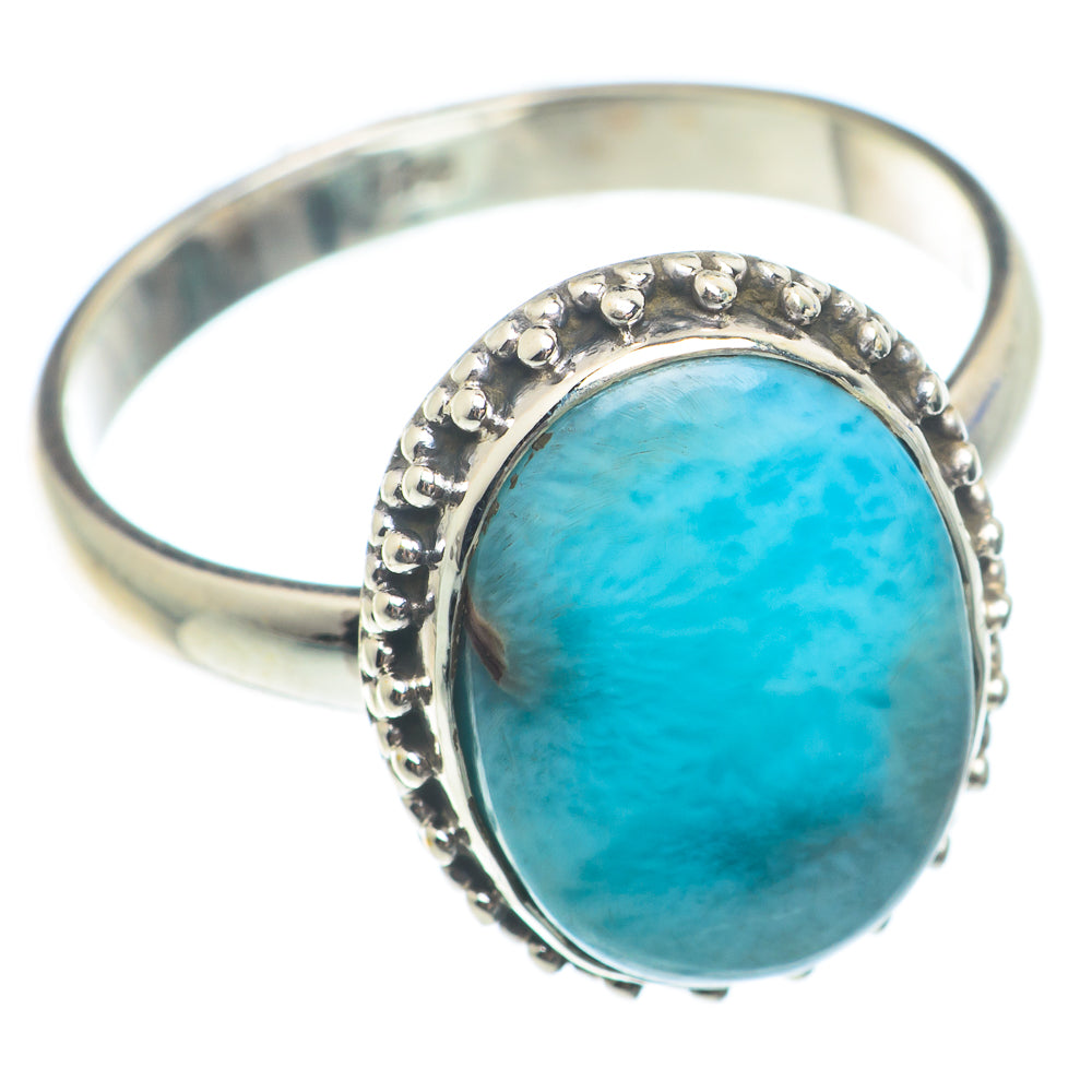 Larimar Rings handcrafted by Anasilvercos - RING73986