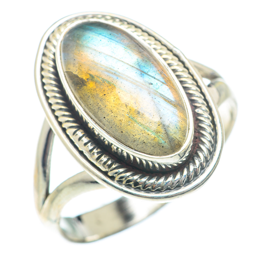 Labradorite Rings handcrafted by Anasilvercos - RING73988