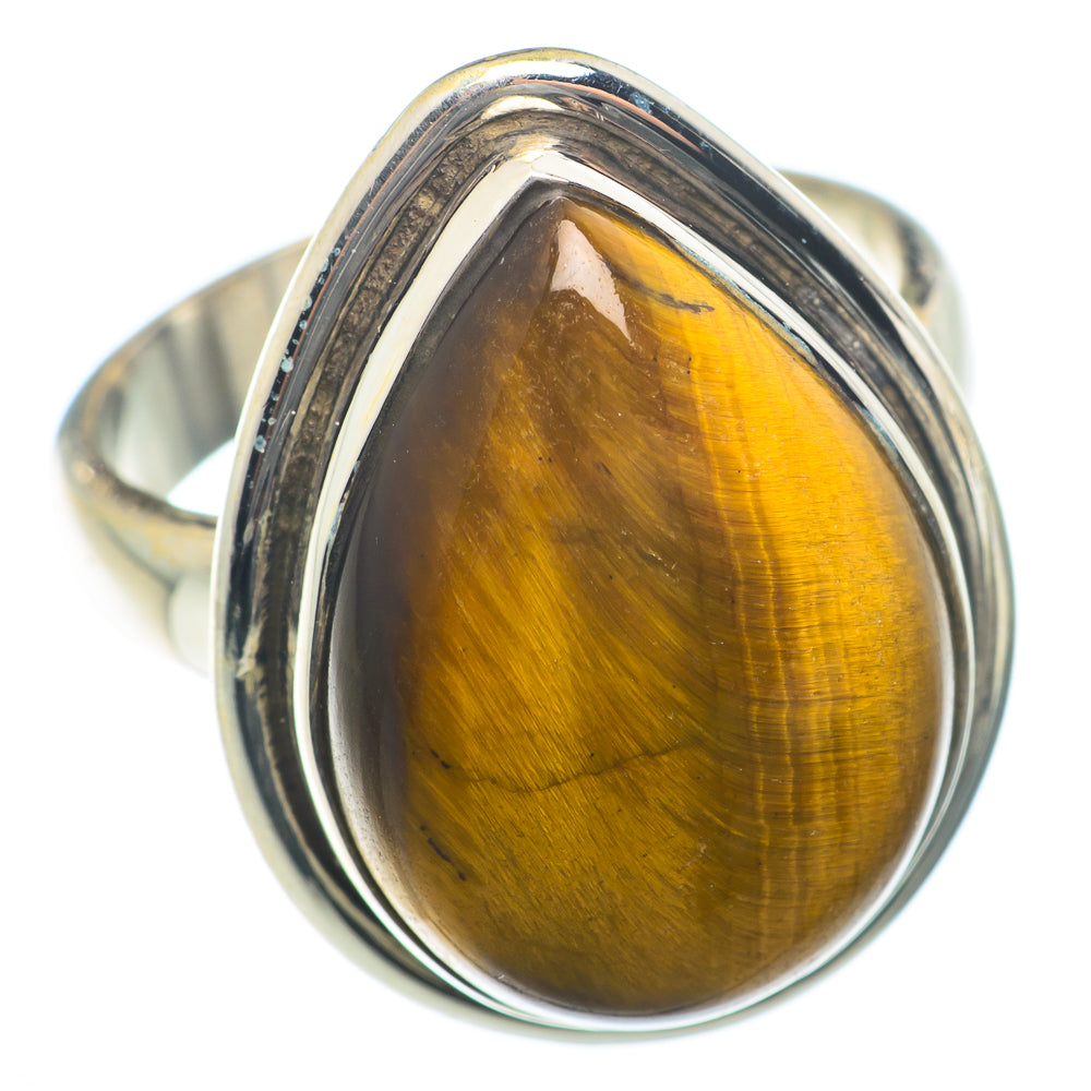 Tiger Eye Rings handcrafted by Anasilvercos - RING73991