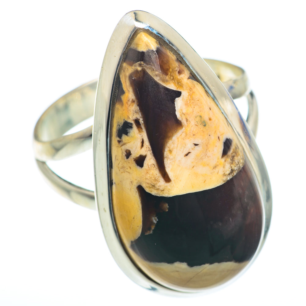 Peanut Wood Jasper Rings handcrafted by Anasilvercos - RING73992