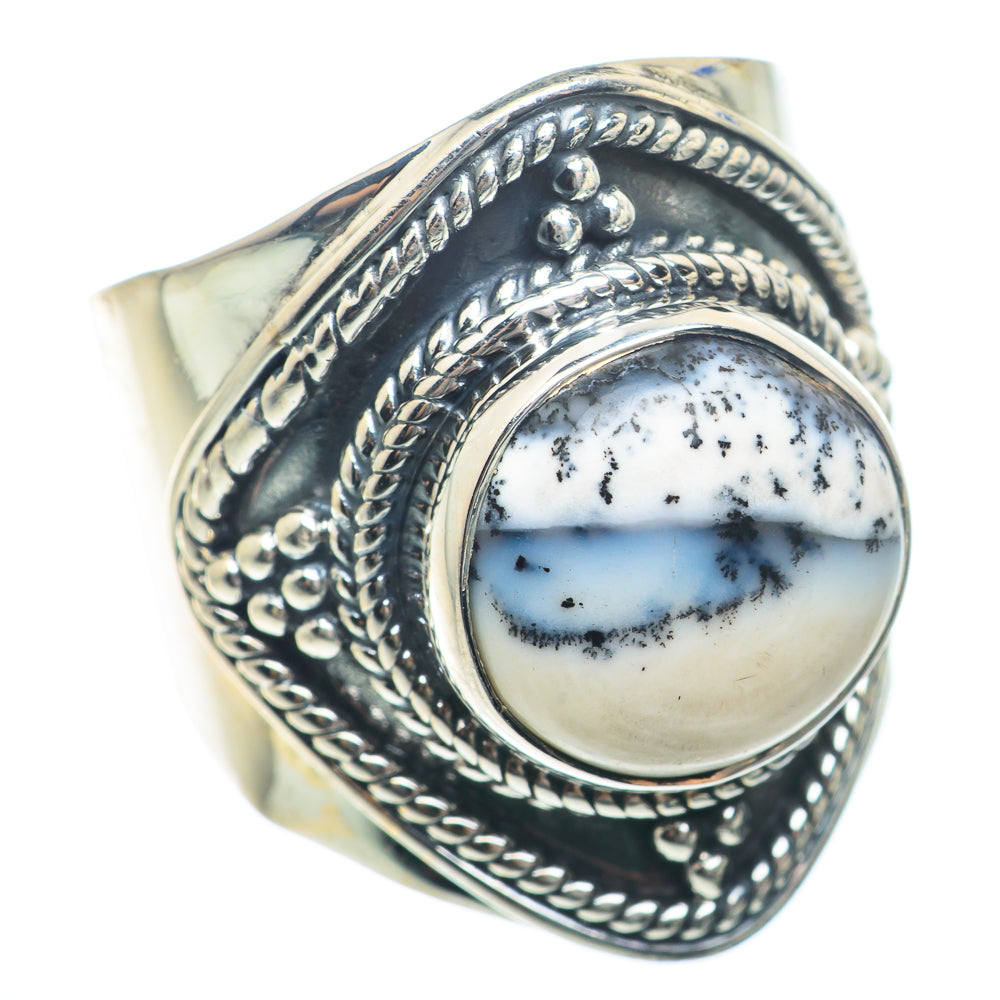 Dendritic Opal Rings handcrafted by Anasilvercos - RING74009