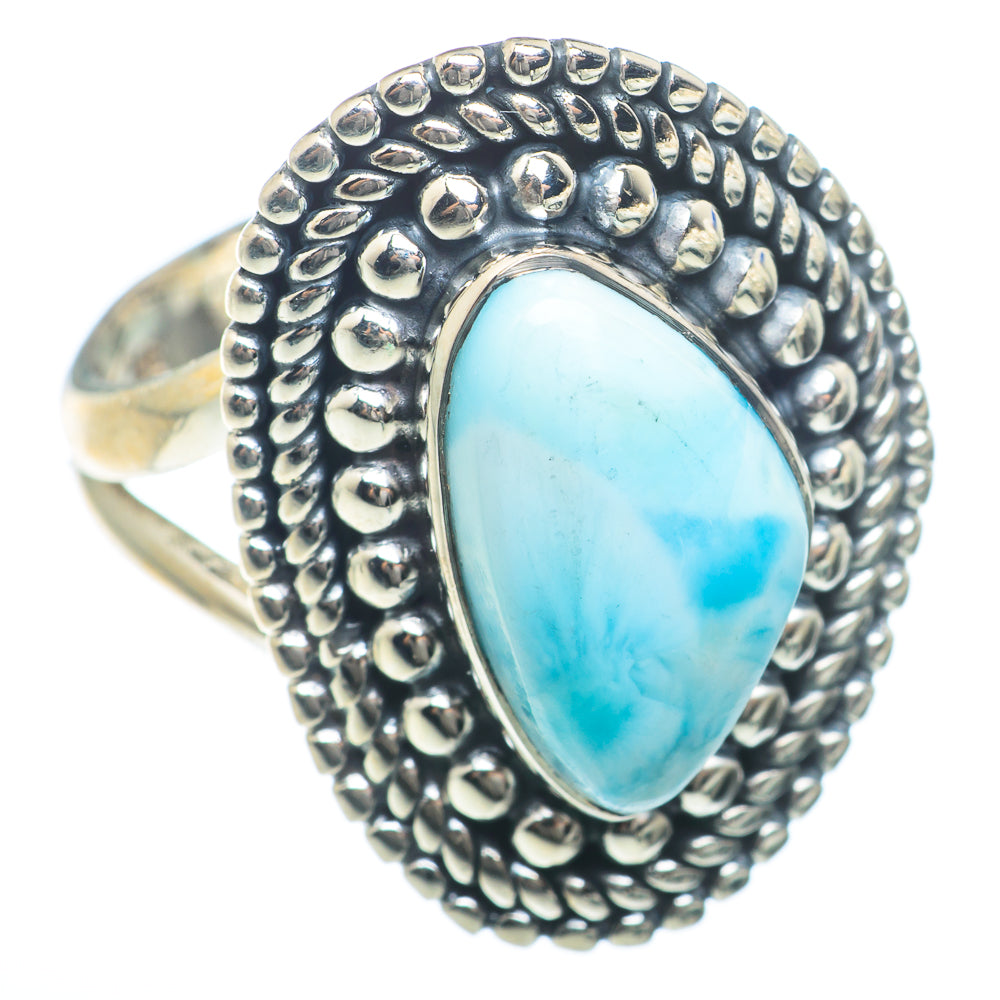 Larimar Rings handcrafted by Anasilvercos - RING74020