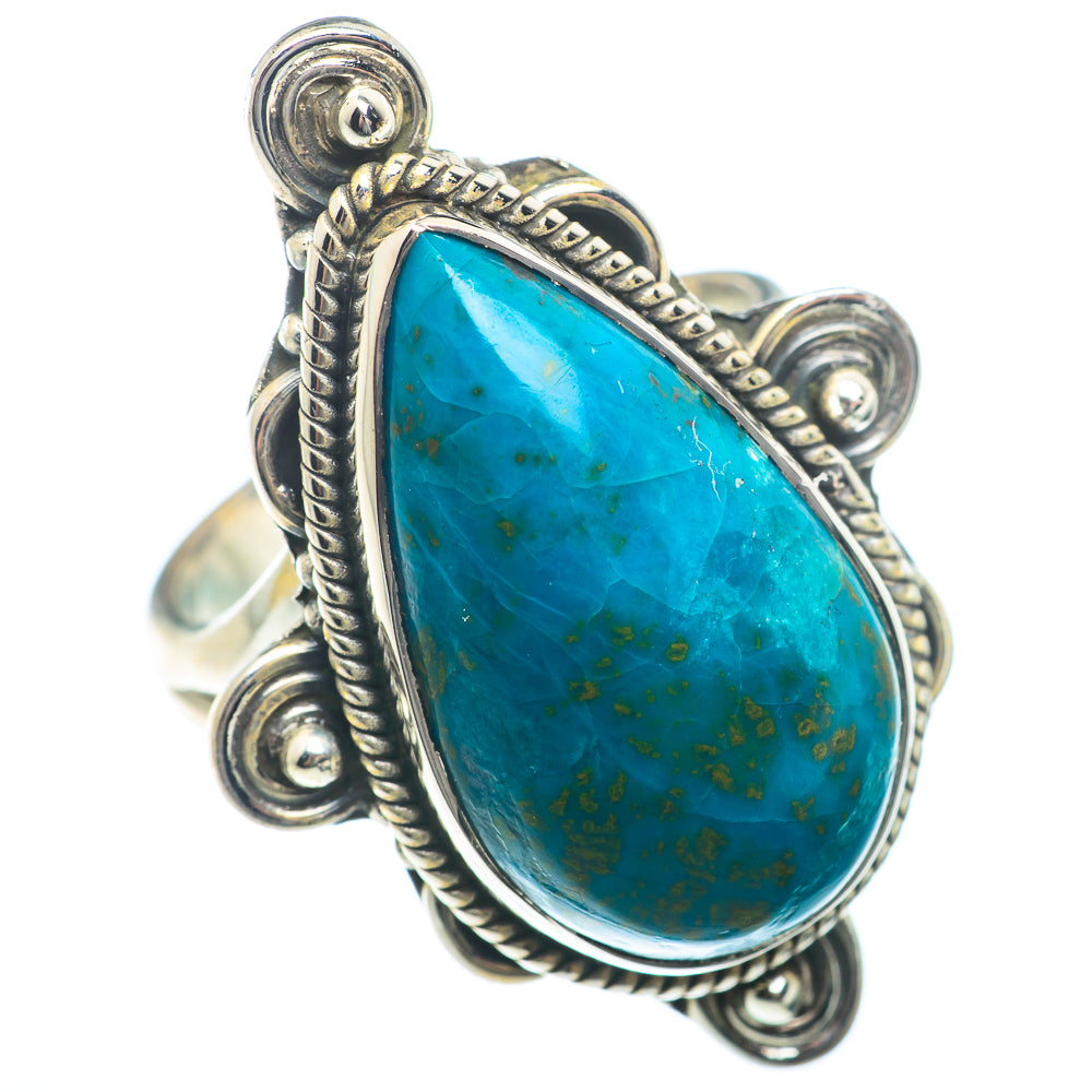 Chrysocolla Rings handcrafted by Anasilvercos - RING74022