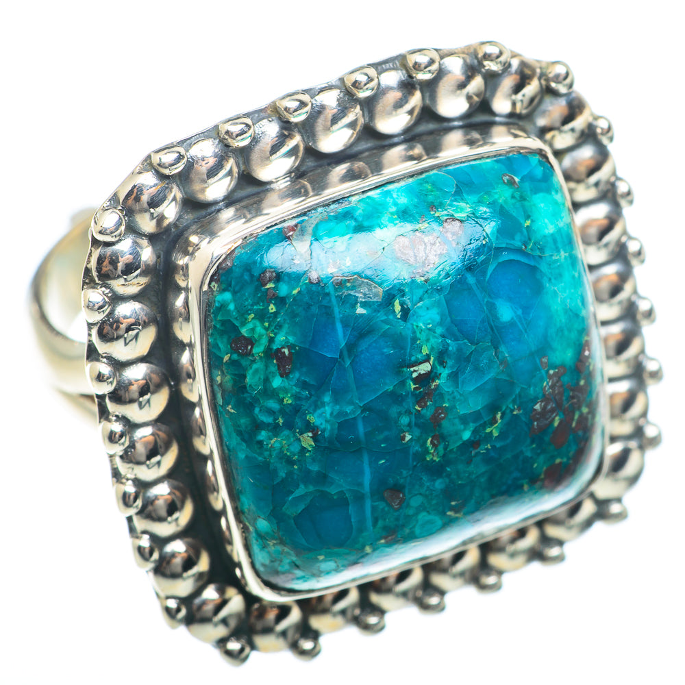 Chrysocolla Rings handcrafted by Anasilvercos - RING74028