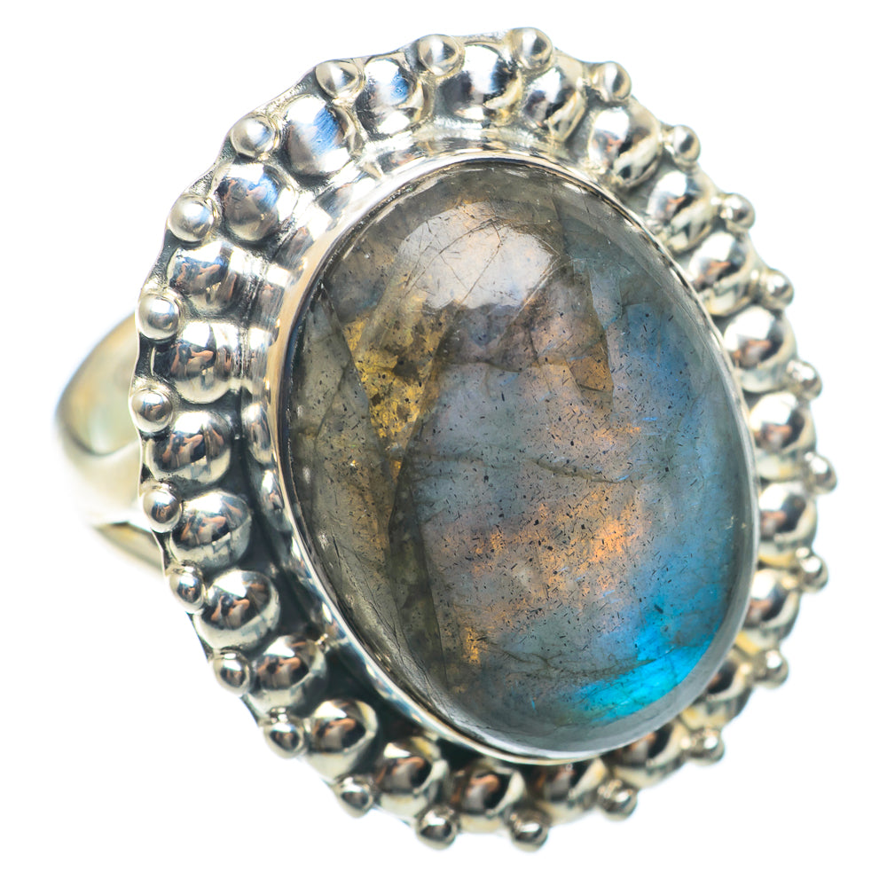 Labradorite Rings handcrafted by Anasilvercos - RING74029