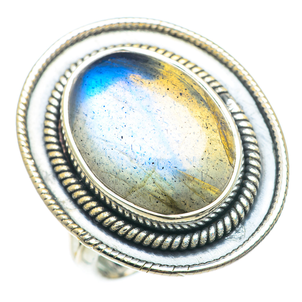 Labradorite Rings handcrafted by Anasilvercos - RING74031