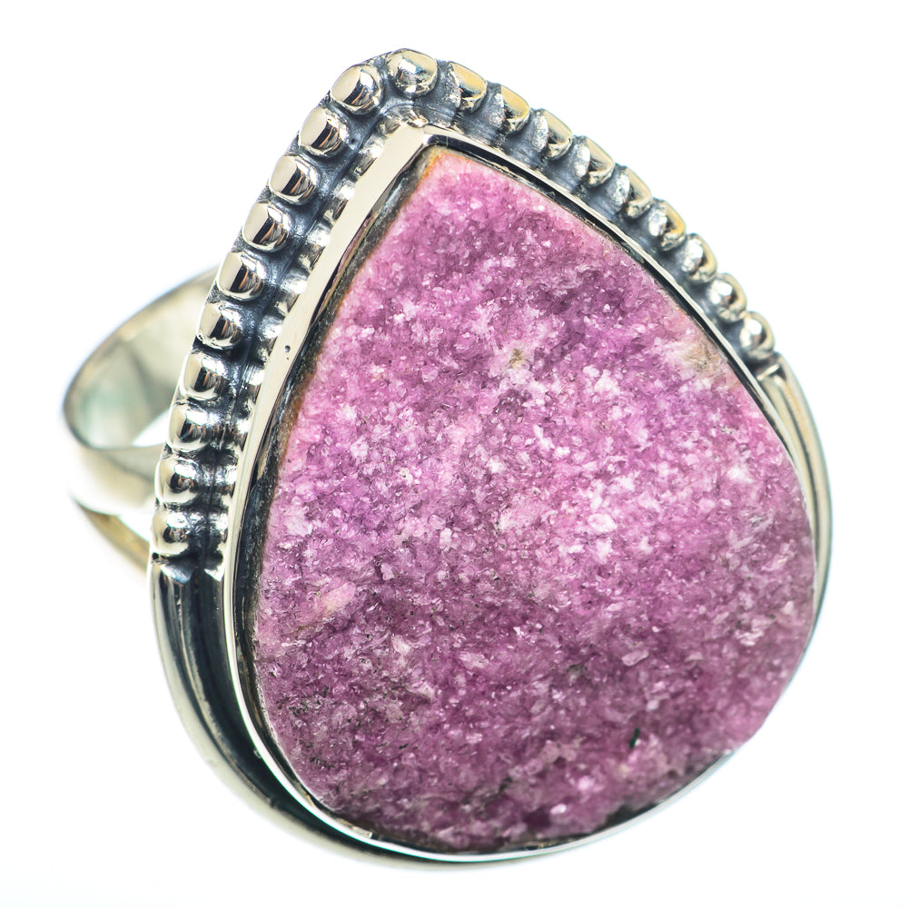 Cobalto Calcite Druzy Rings handcrafted by Anasilvercos - RING74040