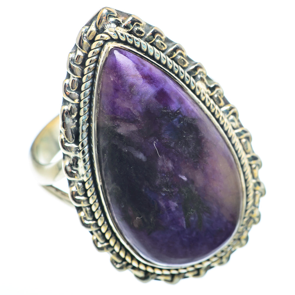 Charoite Rings handcrafted by Anasilvercos - RING74041