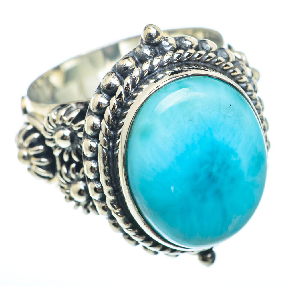 Larimar Rings handcrafted by Anasilvercos - RING74059