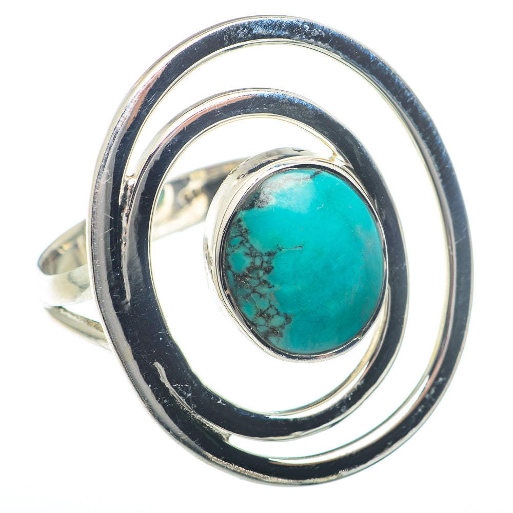 Tibetan Turquoise Rings handcrafted by Anasilvercos - RING74062
