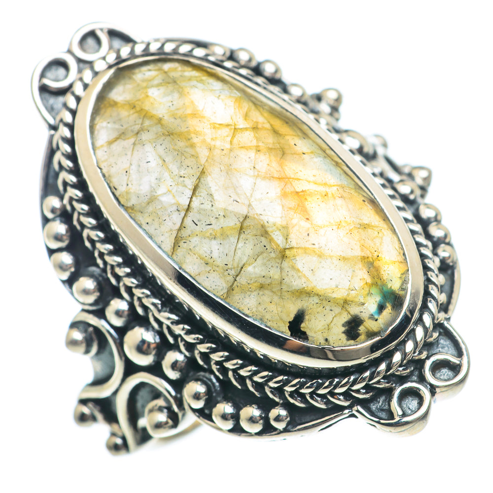Labradorite Rings handcrafted by Anasilvercos - RING74069
