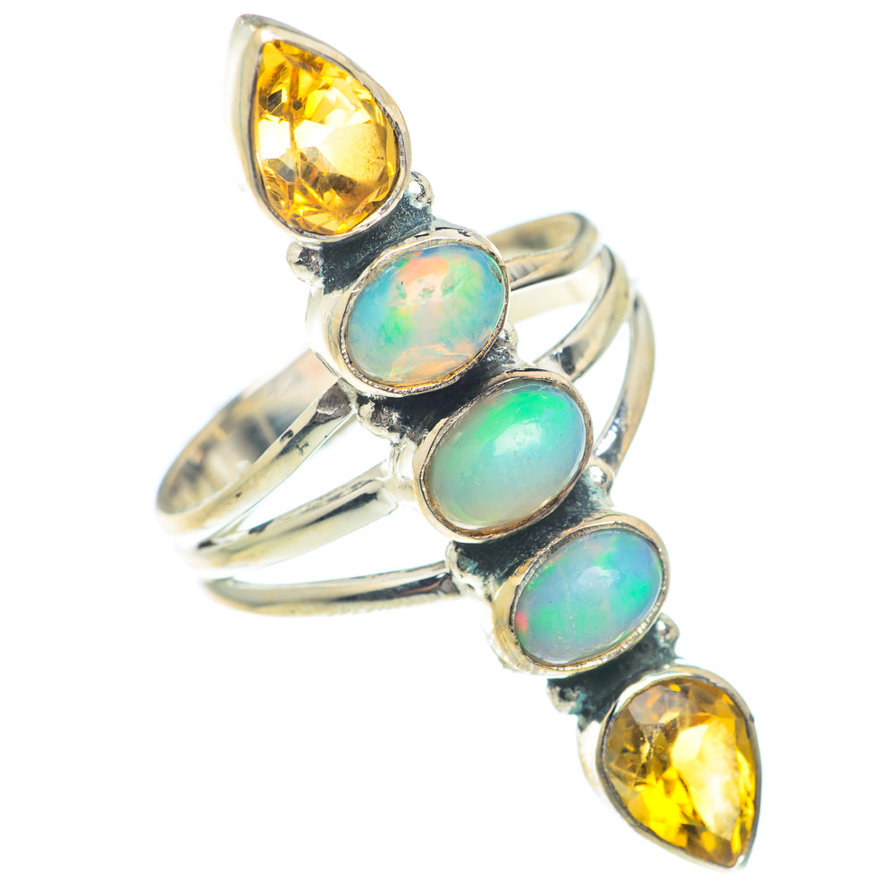 Ethiopian Opal Rings handcrafted by Anasilvercos - RING74080