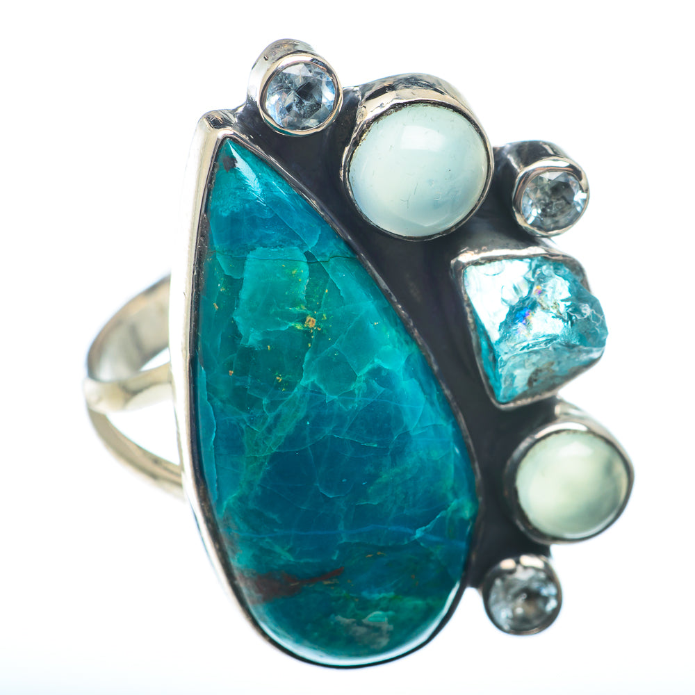 Arizona Turquoise Rings handcrafted by Anasilvercos - RING74086