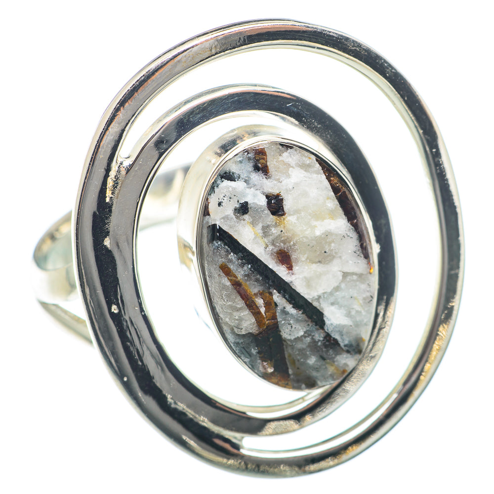 Astrophyllite Rings handcrafted by Anasilvercos - RING74090