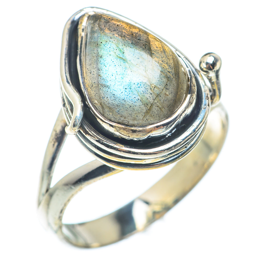 Labradorite Rings handcrafted by Anasilvercos - RING74101