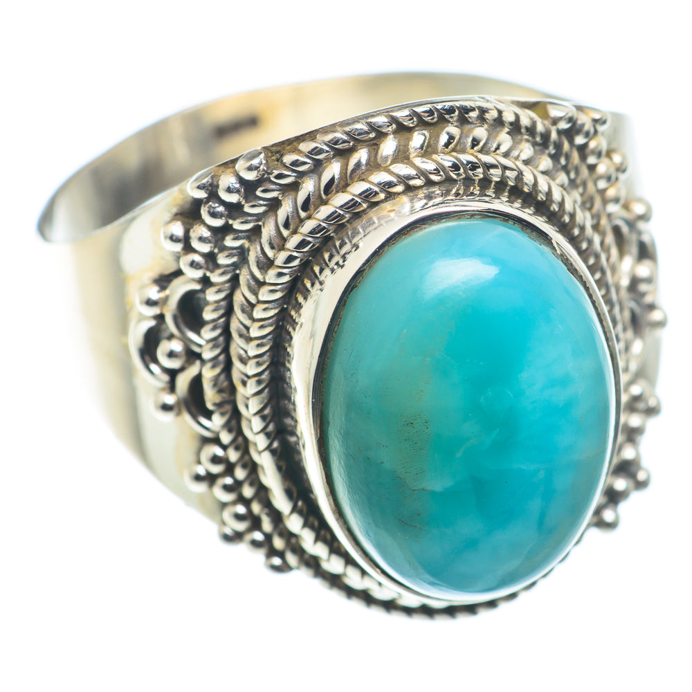 Larimar Rings handcrafted by Anasilvercos - RING74105