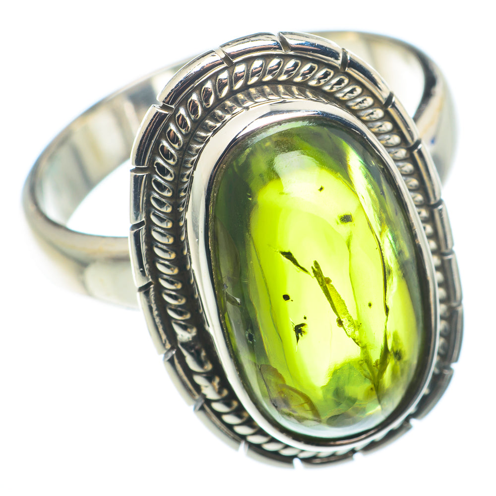 Peridot Rings handcrafted by Anasilvercos - RING74108