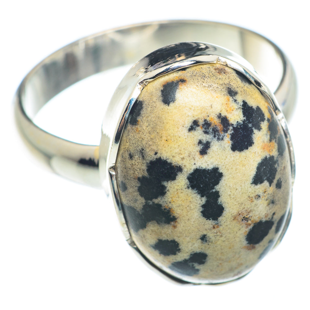 Dalmatian Jasper Rings handcrafted by Anasilvercos - RING74111 - Photo 2