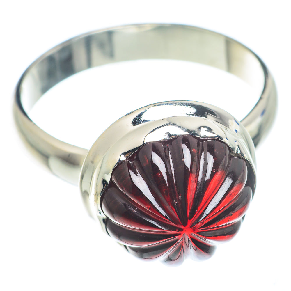 Garnet Rings handcrafted by Anasilvercos - RING74121