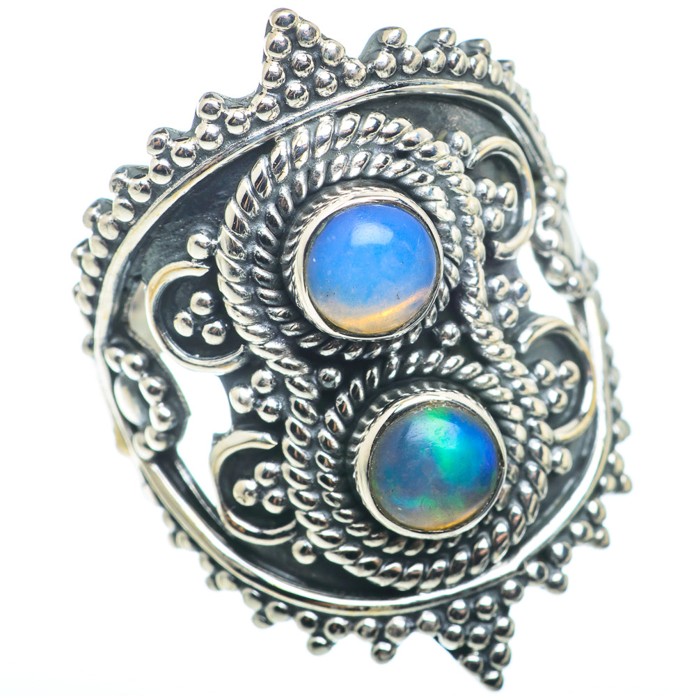 Ethiopian Opal Rings handcrafted by Anasilvercos - RING74133