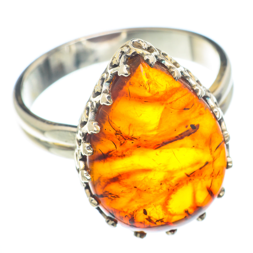 Baltic Amber Rings handcrafted by Anasilvercos - RING74159