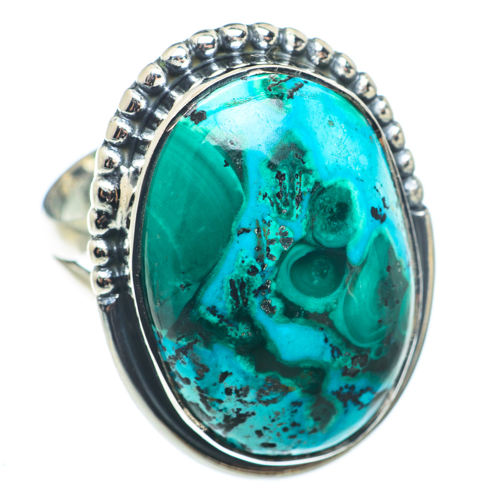 Chrysocolla Rings handcrafted by Anasilvercos - RING74175