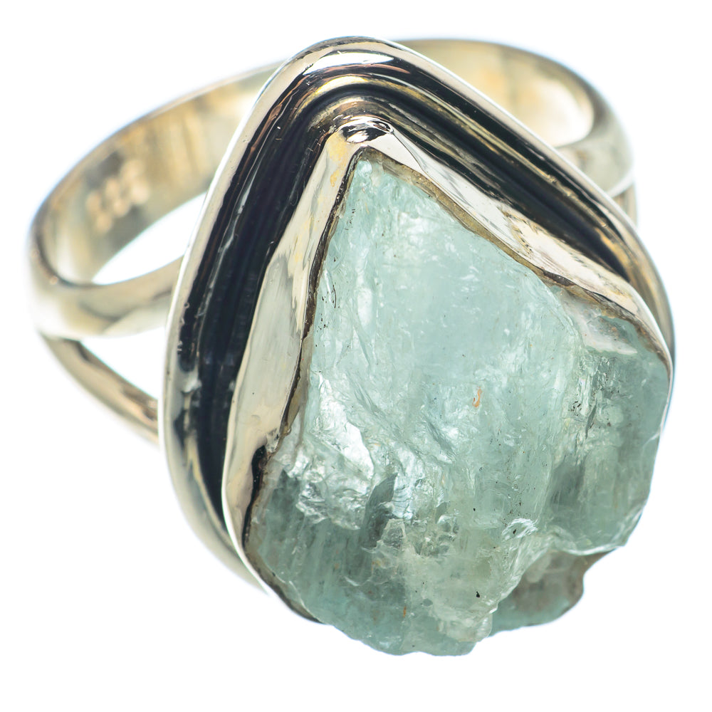 Aquamarine Rings handcrafted by Anasilvercos - RING74183