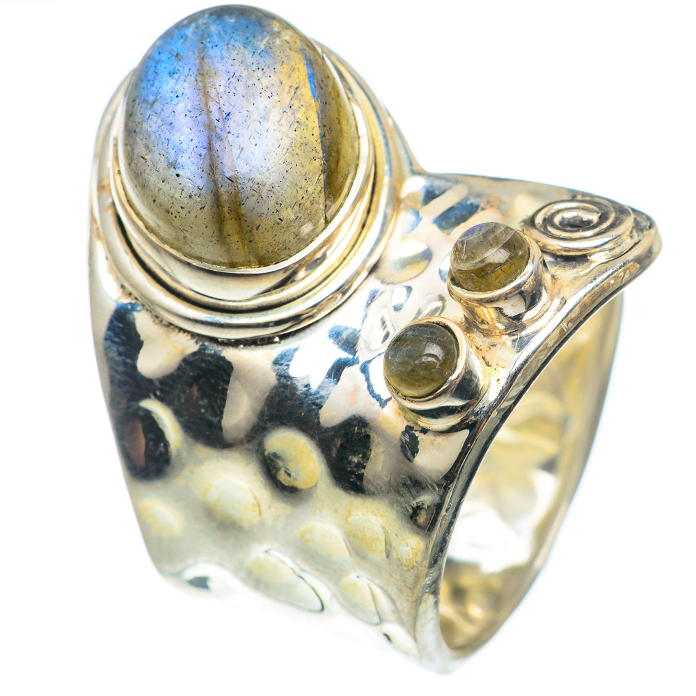 Labradorite Rings handcrafted by Anasilvercos - RING74184