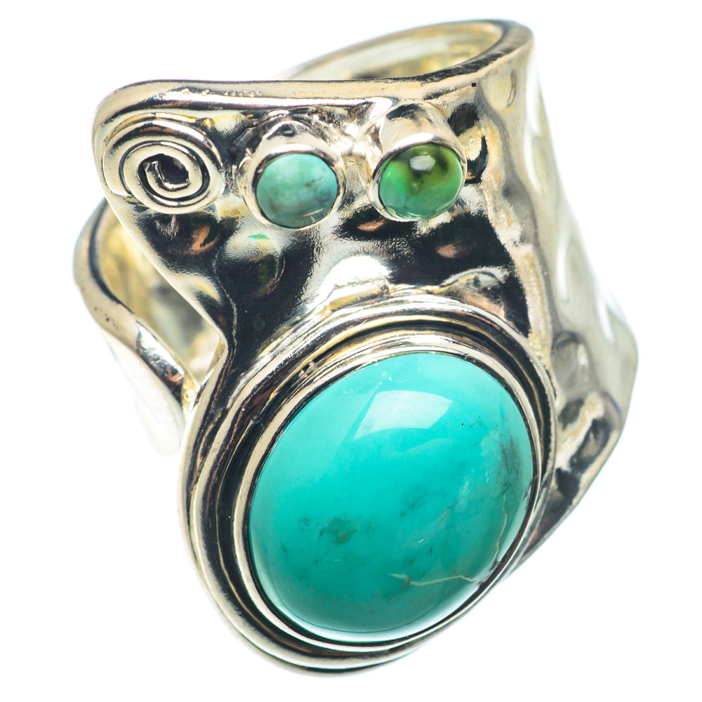 Tibetan Turquoise Rings handcrafted by Anasilvercos - RING74194
