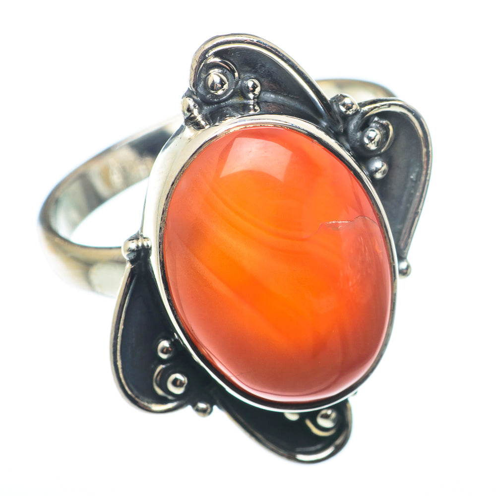 Carnelian Rings handcrafted by Anasilvercos - RING74201