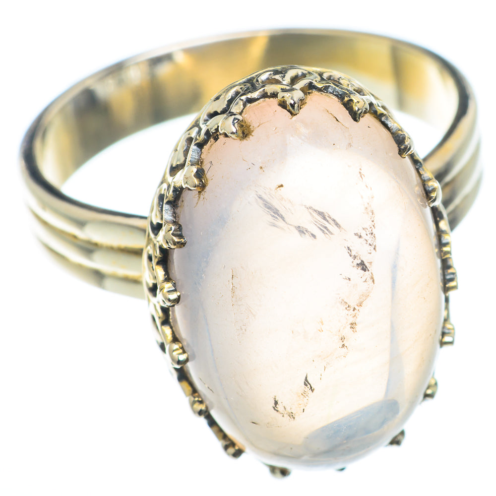 Rose Quartz Rings handcrafted by Anasilvercos - RING74204