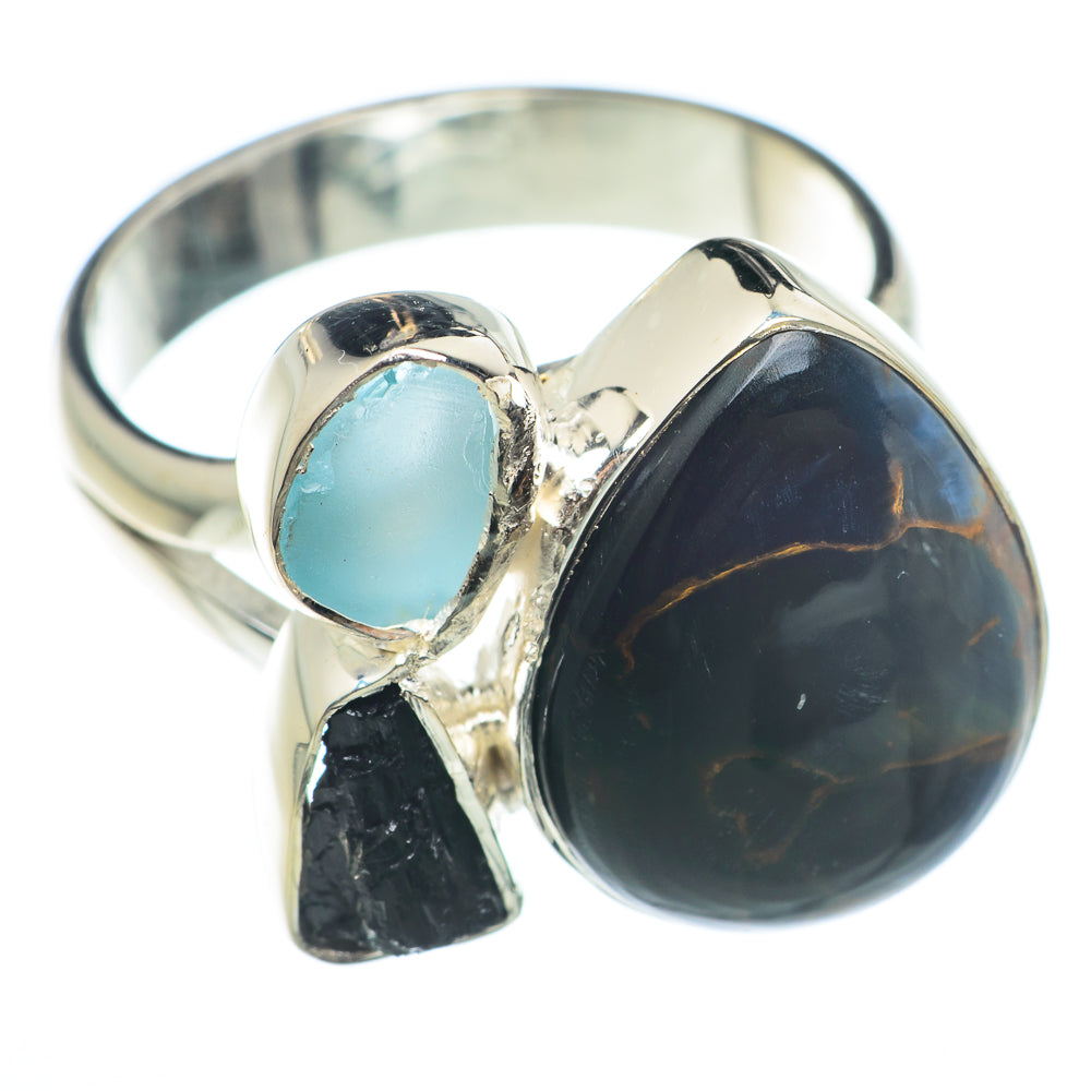 Pietersite Rings handcrafted by Anasilvercos - RING74209