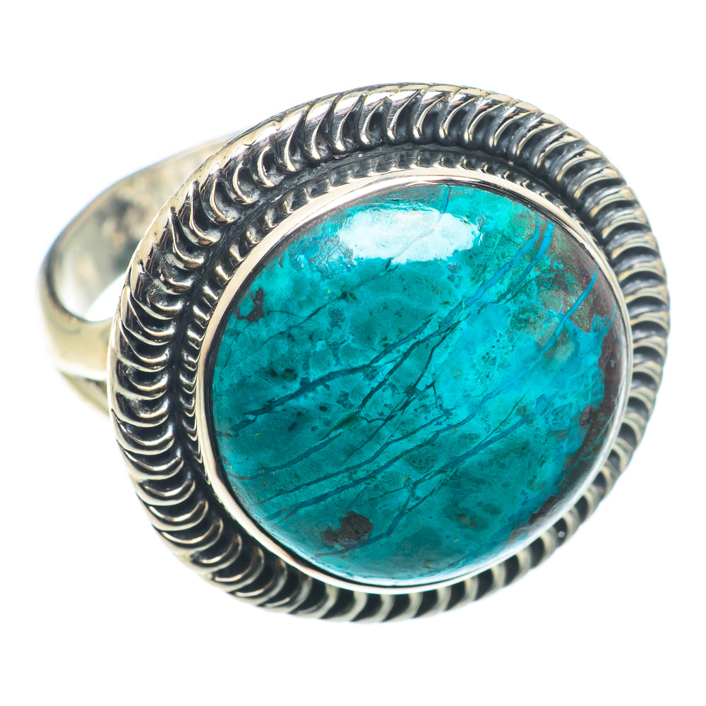 Chrysocolla Rings handcrafted by Anasilvercos - RING74223