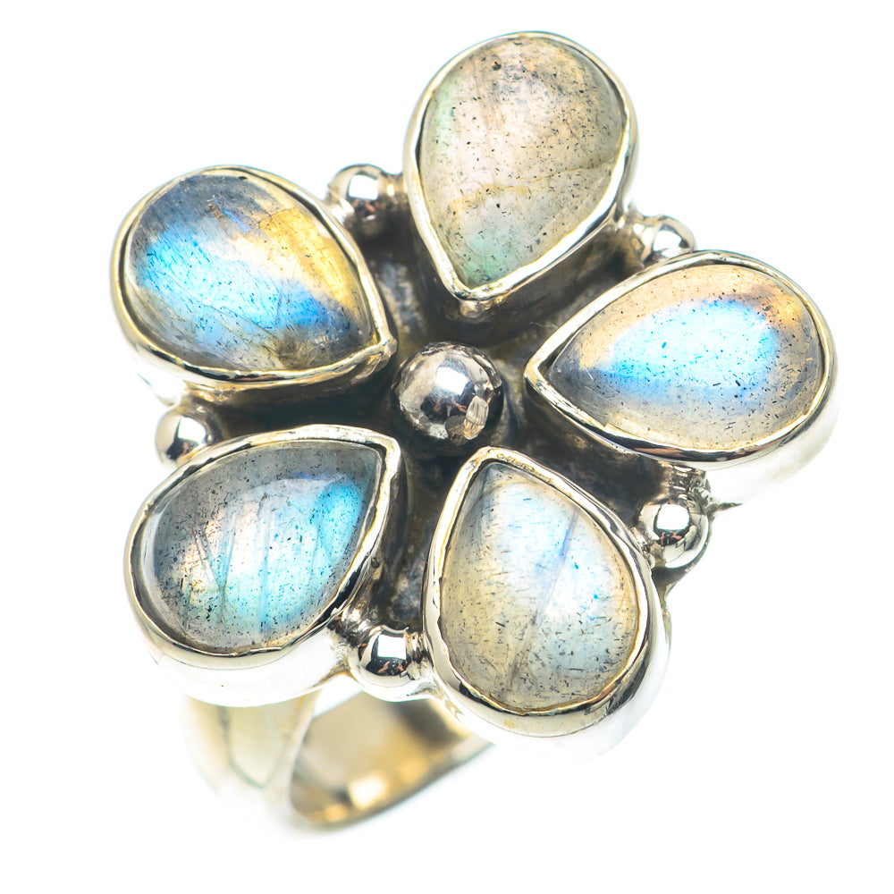 Labradorite Rings handcrafted by Anasilvercos - RING74227