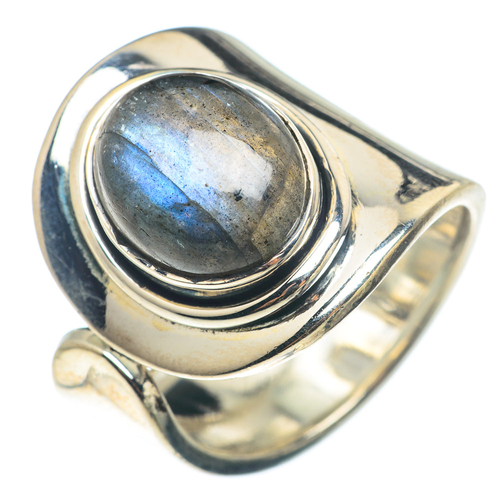 Labradorite Rings handcrafted by Anasilvercos - RING74228