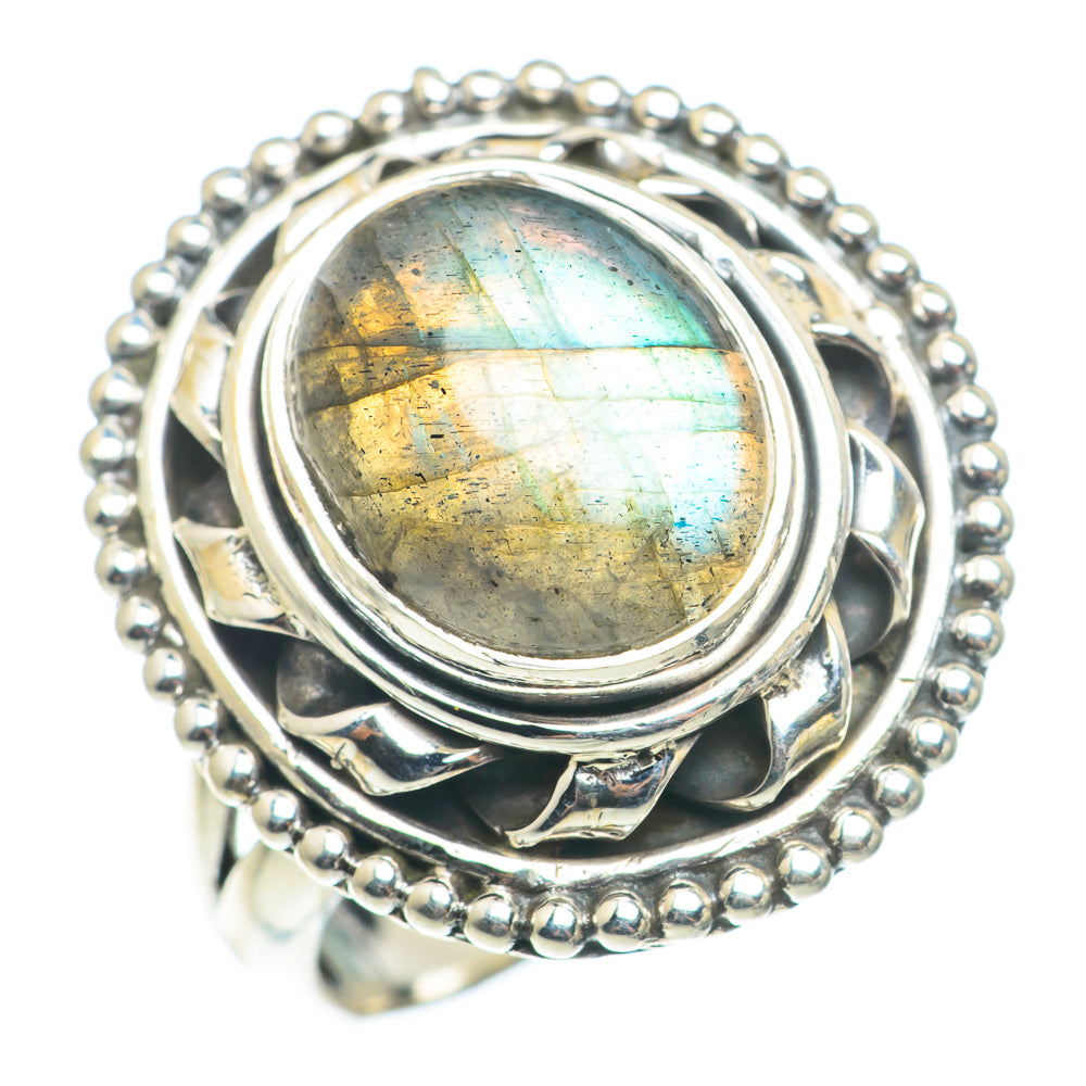 Labradorite Rings handcrafted by Anasilvercos - RING74232