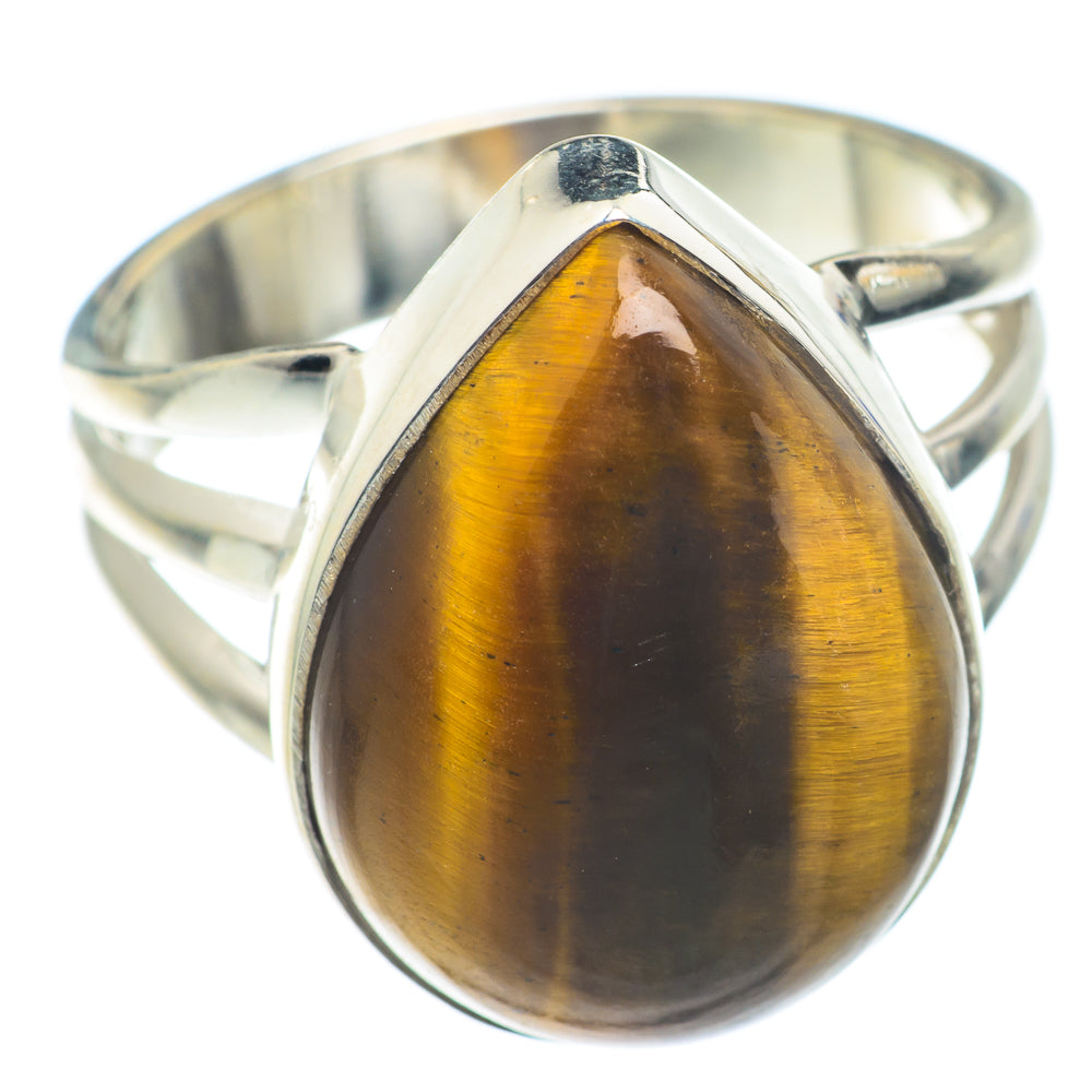Tiger Eye Rings handcrafted by Anasilvercos - RING74235