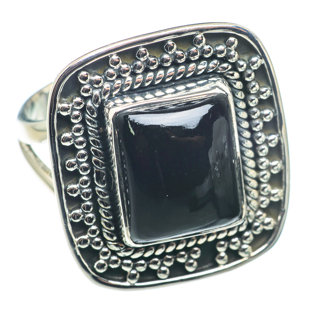 Black Onyx Rings handcrafted by Anasilvercos - RING74248